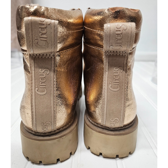 WOMENS Circus by Sam Edelman Rose Gold Kinsley Hiking boots size 9. - Picture 5 of 8